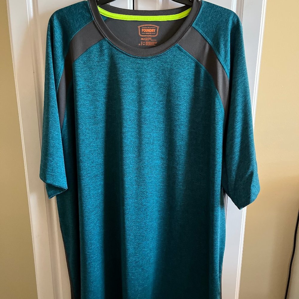 Foundry Big & Tall Man's Polyester Short Sleeve T-Shirt